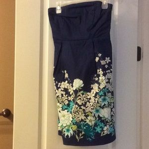 Navy Strapless Dress by Old Navy